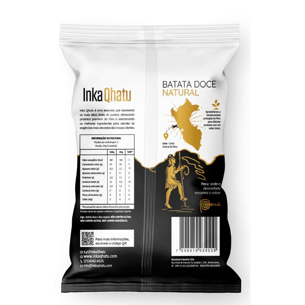 Chips de Batata Doce Natural | 50g