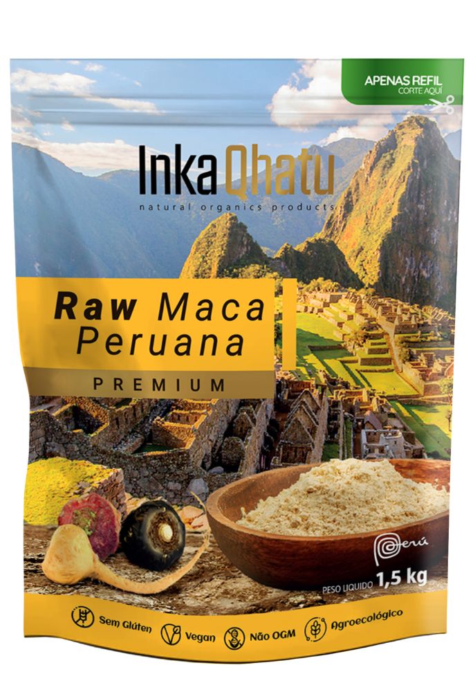 Raw Maca Peruana em Pó 100% Pura | 1,5kg | Premium | Direto dos Andes