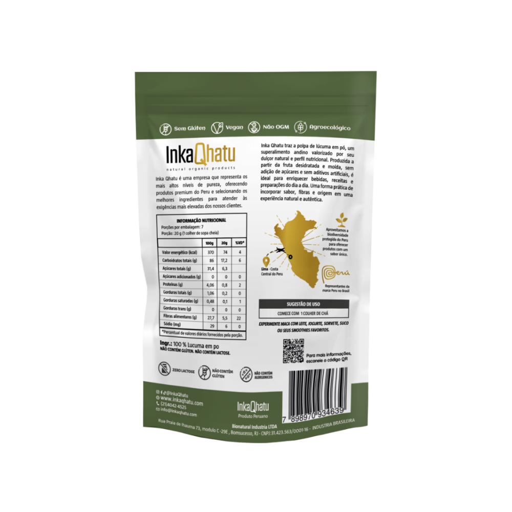 Lucuma em Pó | 150g | Premium
