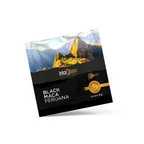 Black Maca Peruana em Pó 100% Pura | 75g | 15 Sachês | Premium | Direto dos Andes
