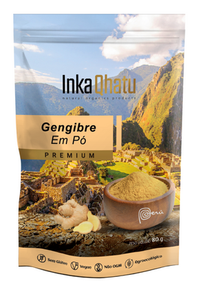 Gengibre Peruano em Pó | 80g | Premium
