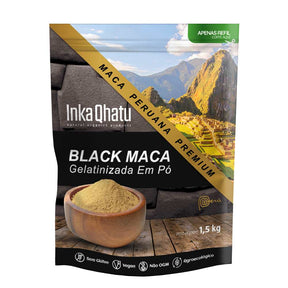 Polvo de maca negra 100% pura | 1,5 kilos | Prima | Directamente desde los Andes
