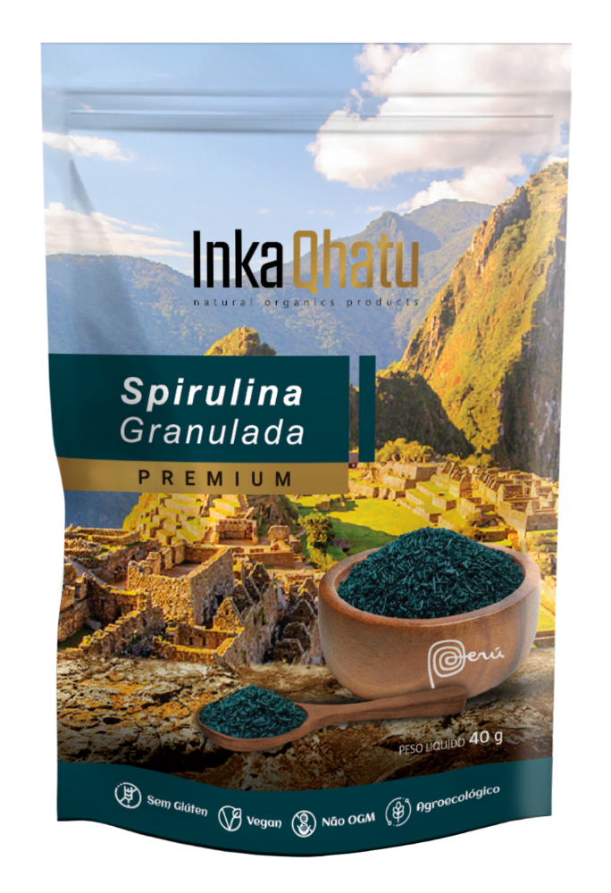 Espirulina granulada | 40 gramos | De primera calidad 