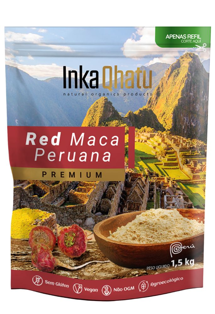 Polvo de maca roja peruana 100% pura | 1,5 kilos | Prima | Directamente desde los Andes 