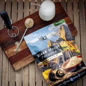 Polvo de maca negra peruana 100% pura | 1,5 kilos | Prima | Directamente desde los Andes