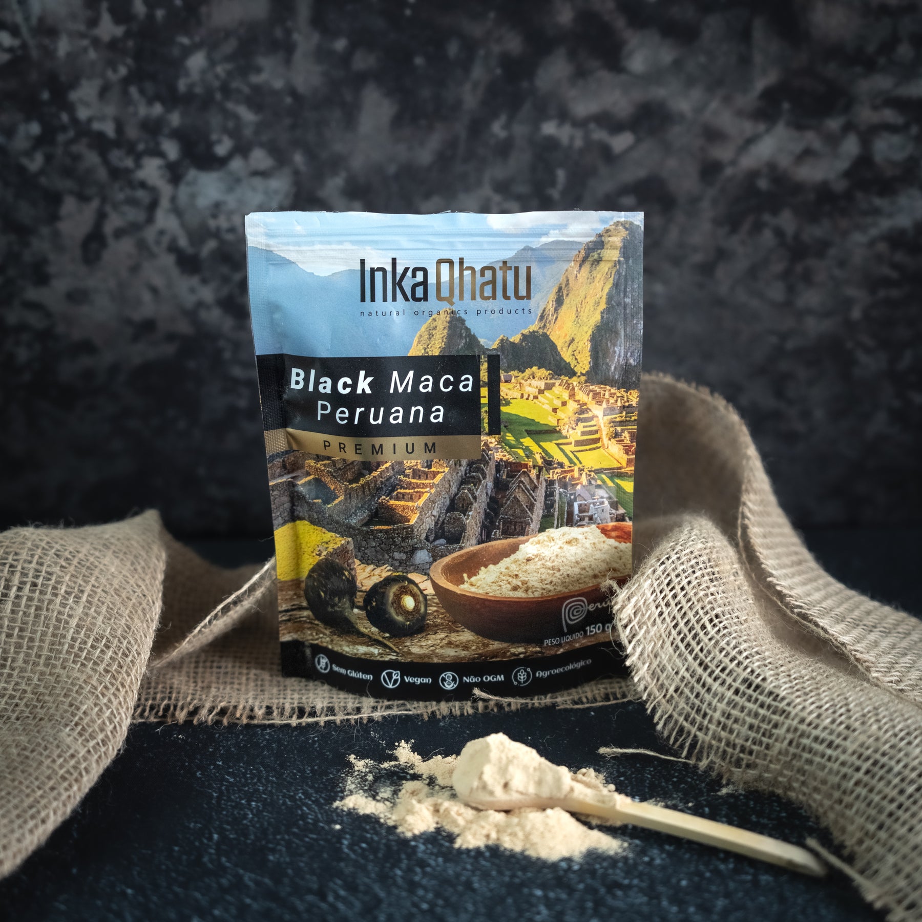 Black Maca Peruana em Pó 100% Pura | 150g | Premium | Direto dos Andes