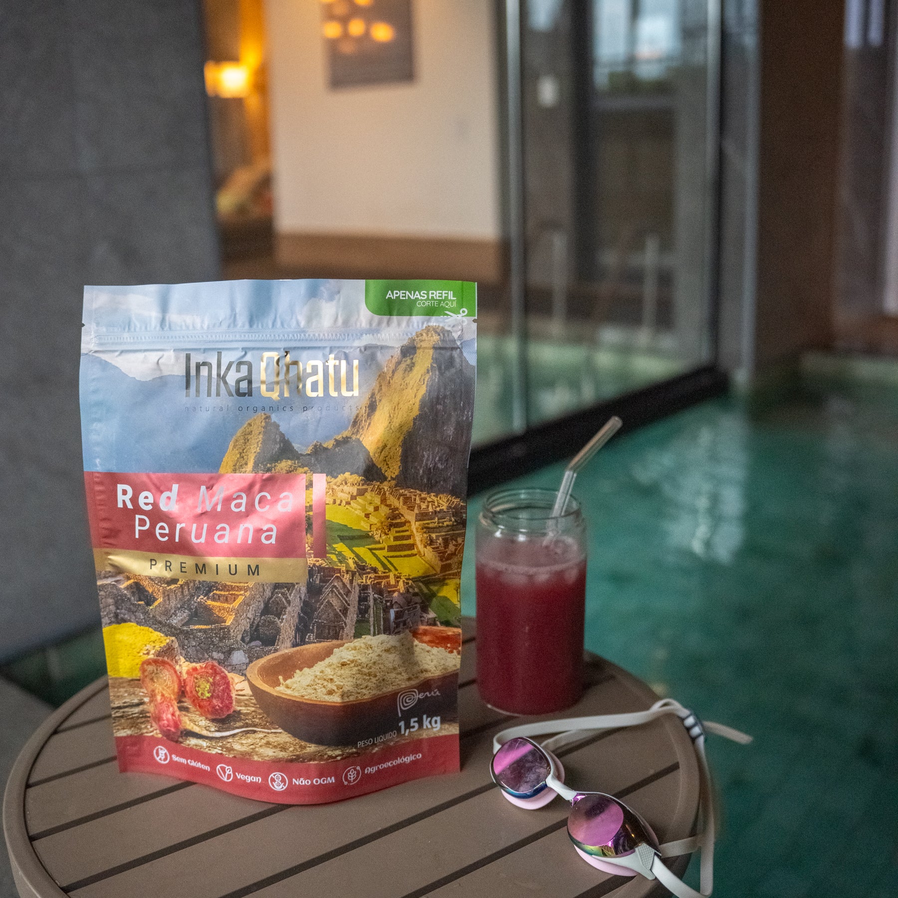 Red Maca Peruana em Pó 100% Pura | 1,5kg | Premium | Direto dos Andes