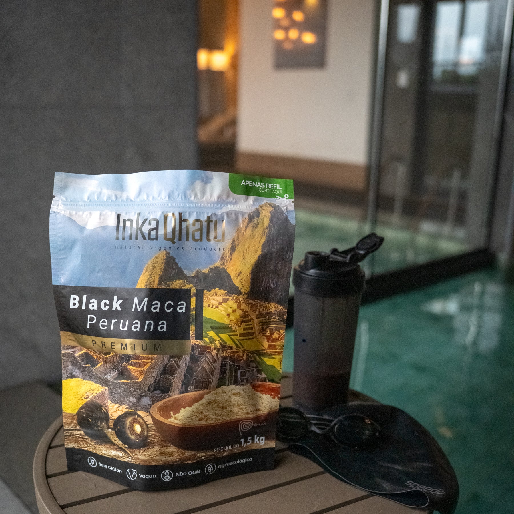 Polvo de maca negra peruana 100% pura | 1,5 kilos | Prima | Directamente desde los Andes