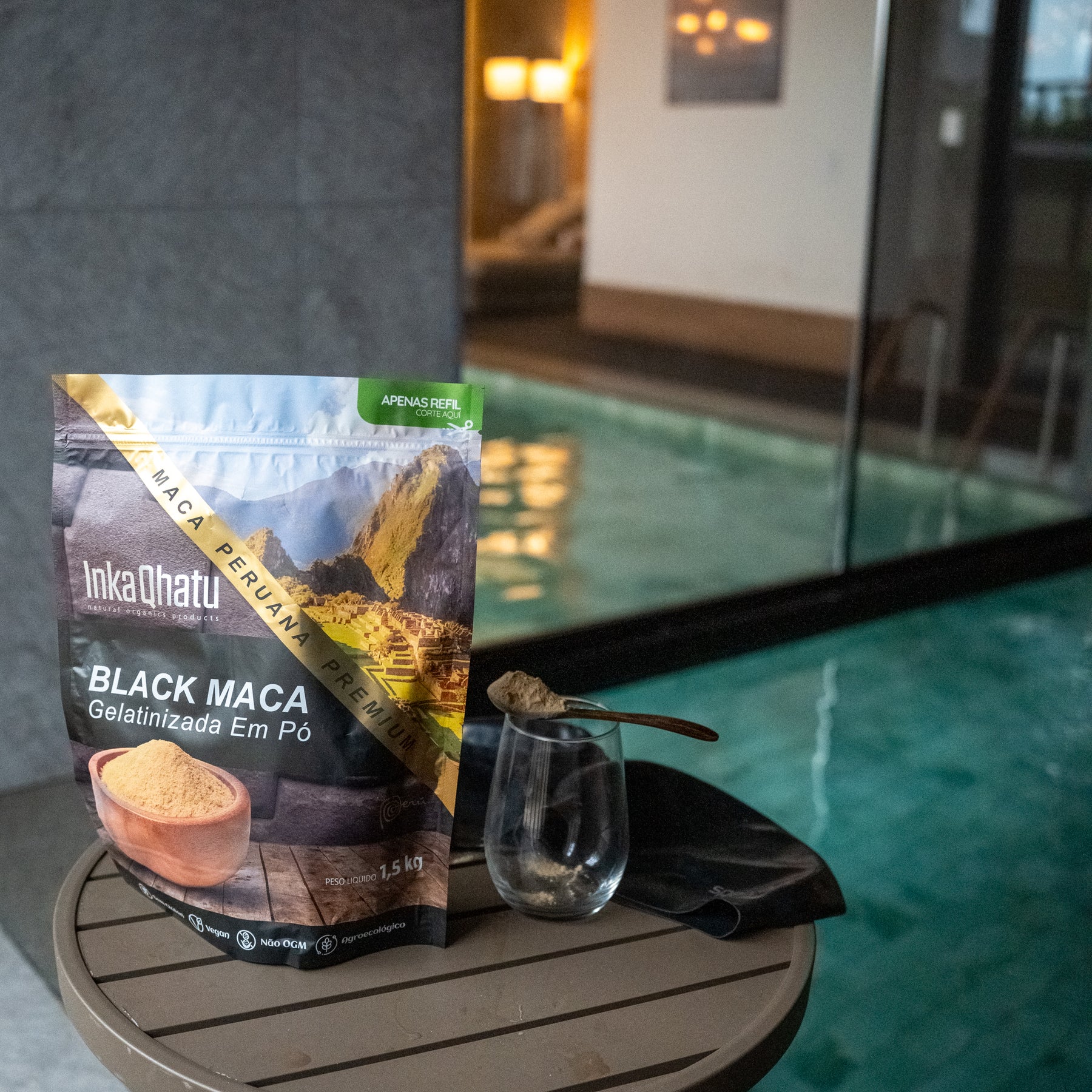 Black Maca Peruana Gelatinizada em Pó 100% Pura | 1,5kg | Premium | Direto dos Andes