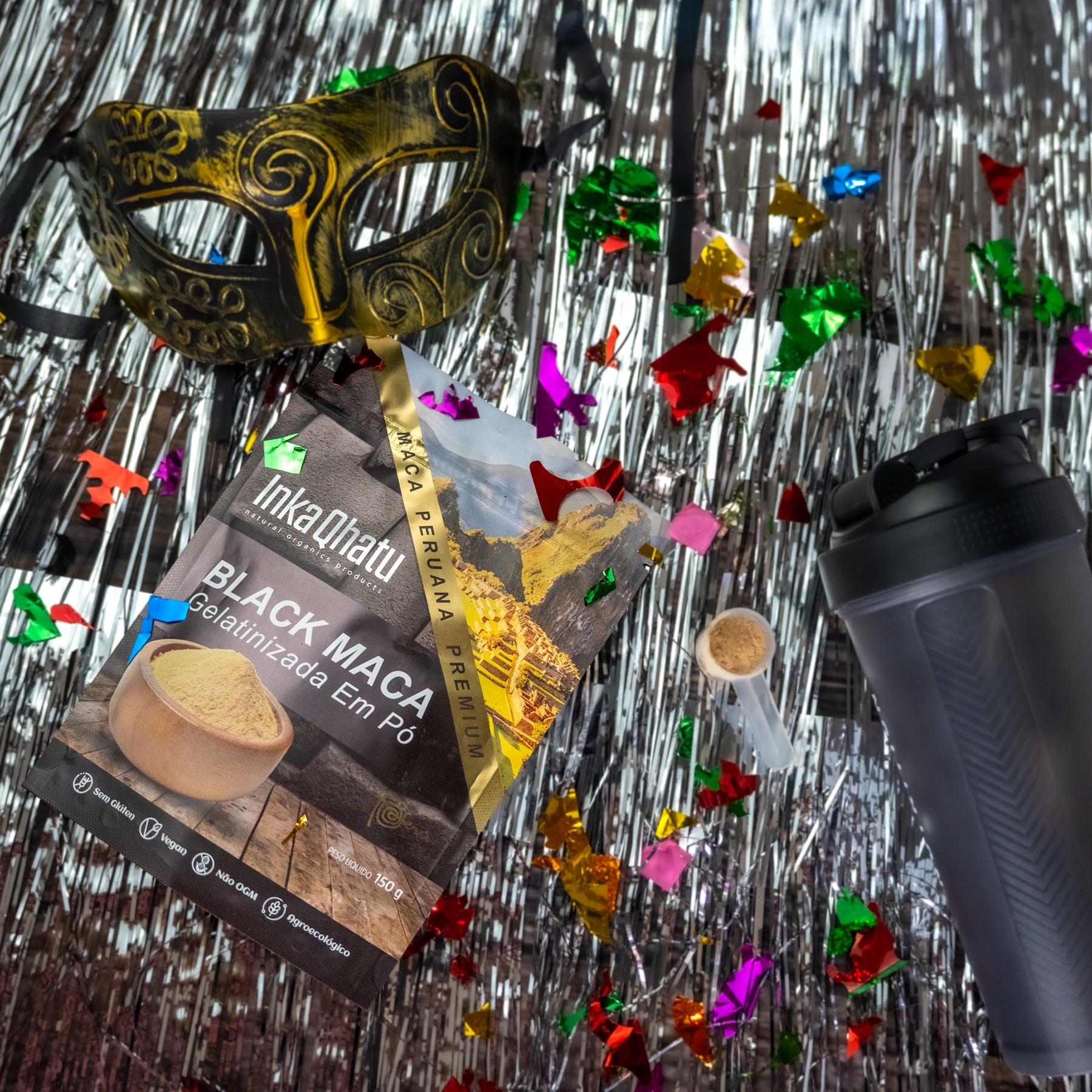 Black Maca Peruana Gelatinizada em Pó 100% Pura | 150g | Premium | Direto dos Andes