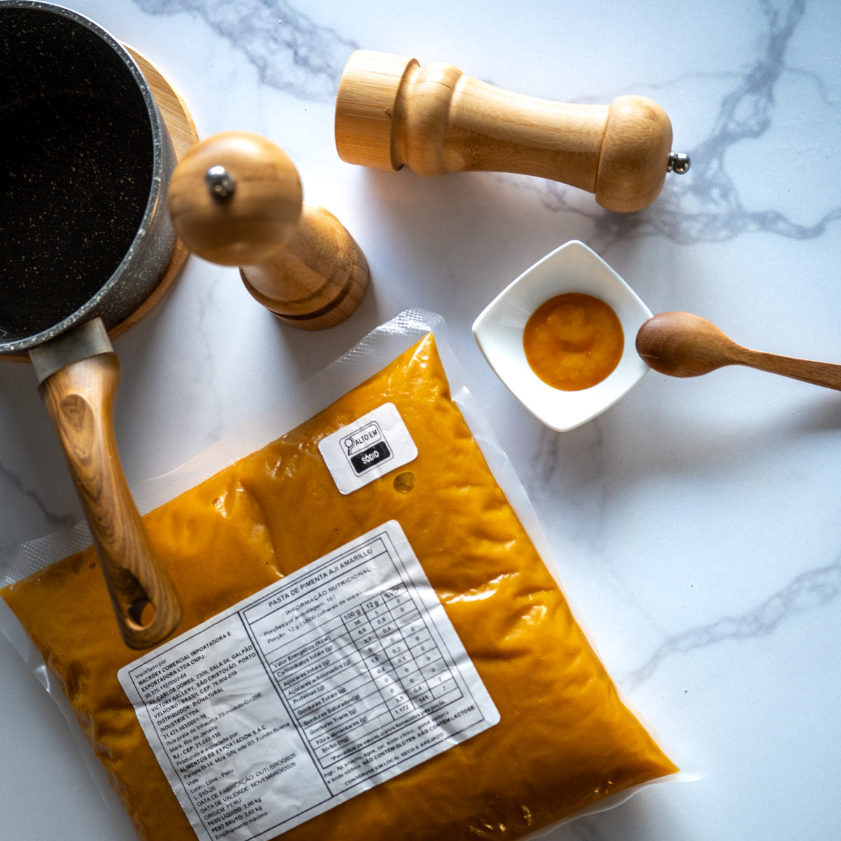 Pasta de Ají Amarillo - Picante - 2 litros