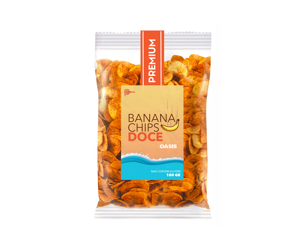 Bananas Chips DOCE 100g - OASIS