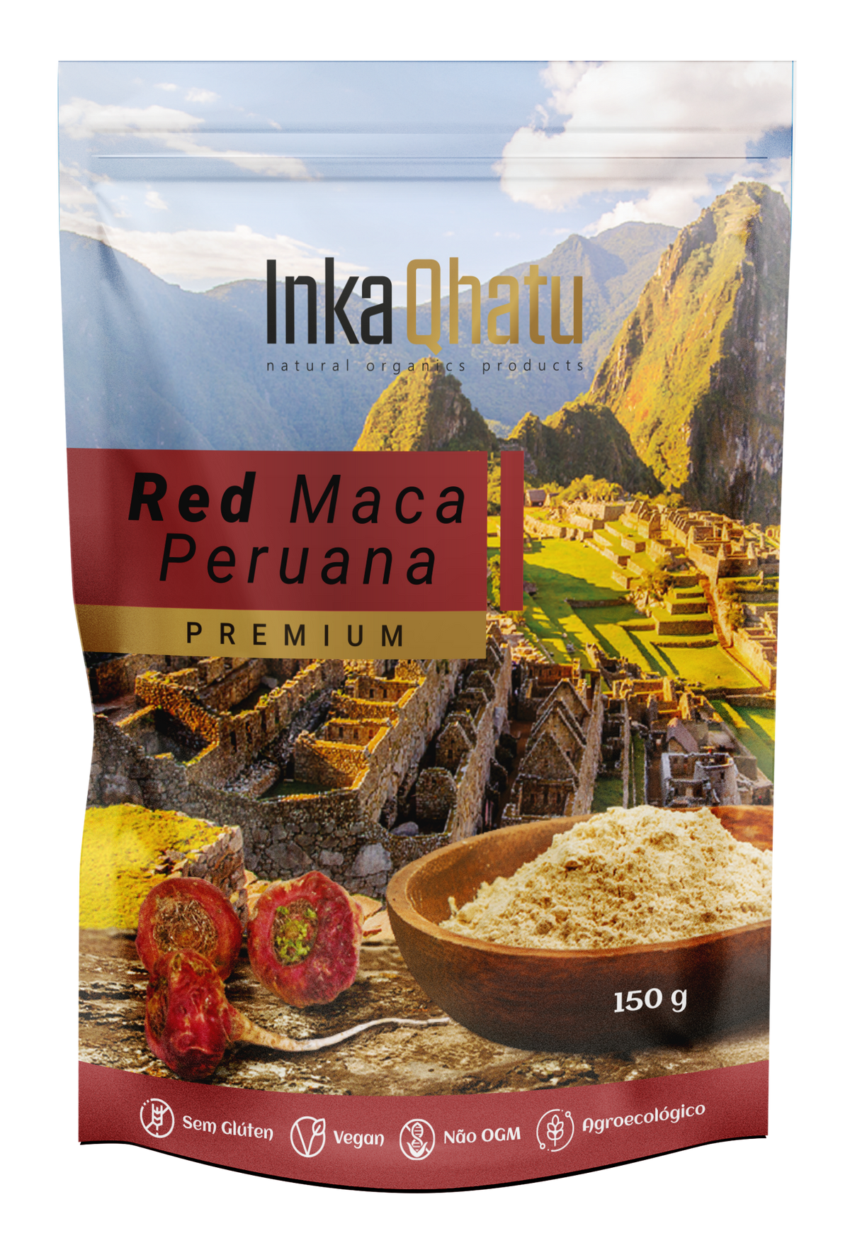 Polvo de maca roja peruana 100% pura | 150 gramos | Prima | Directamente desde los Andes