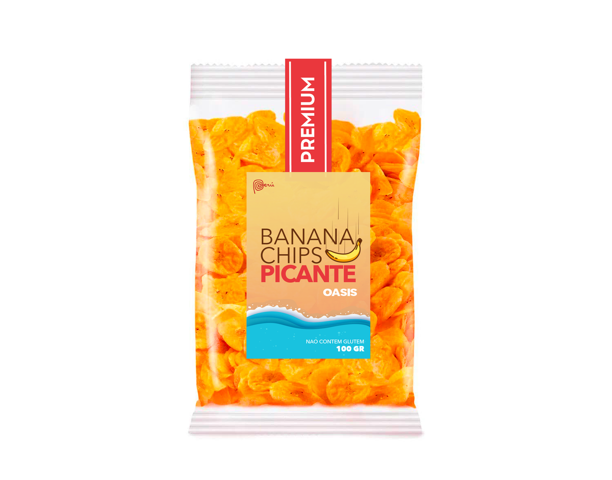 Bananas Chips PICANTE 100g - OASIS